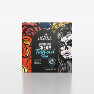 Crema hidratante + protector solar para piel tatuada