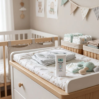 Baby Perfume en Barra en el cambiador del cuarto del bebé | Exotik Nat