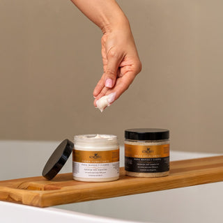 Crema humectante y sales exfoliantes del Duopack Manicure Naranja con Especias | Exotik Nat